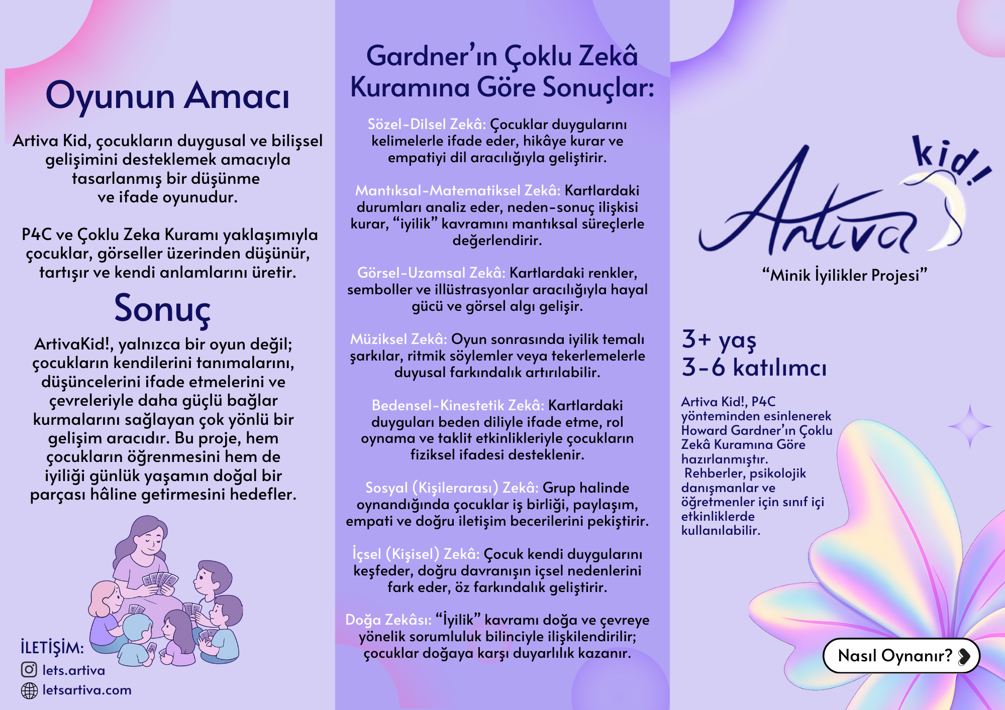 ArtivaKid Broşürü